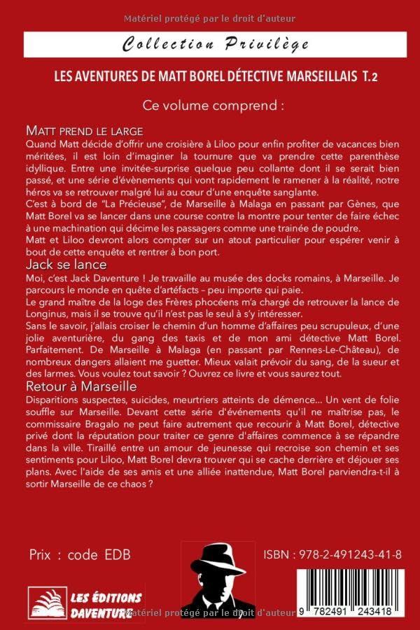 Les aventures de Matt Borel tome 2