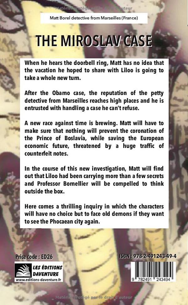 Matt Borel detective from Marseilles #2 : The Miroslav case