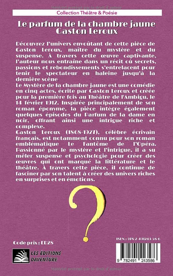 Le mystère de la chambre jaune
