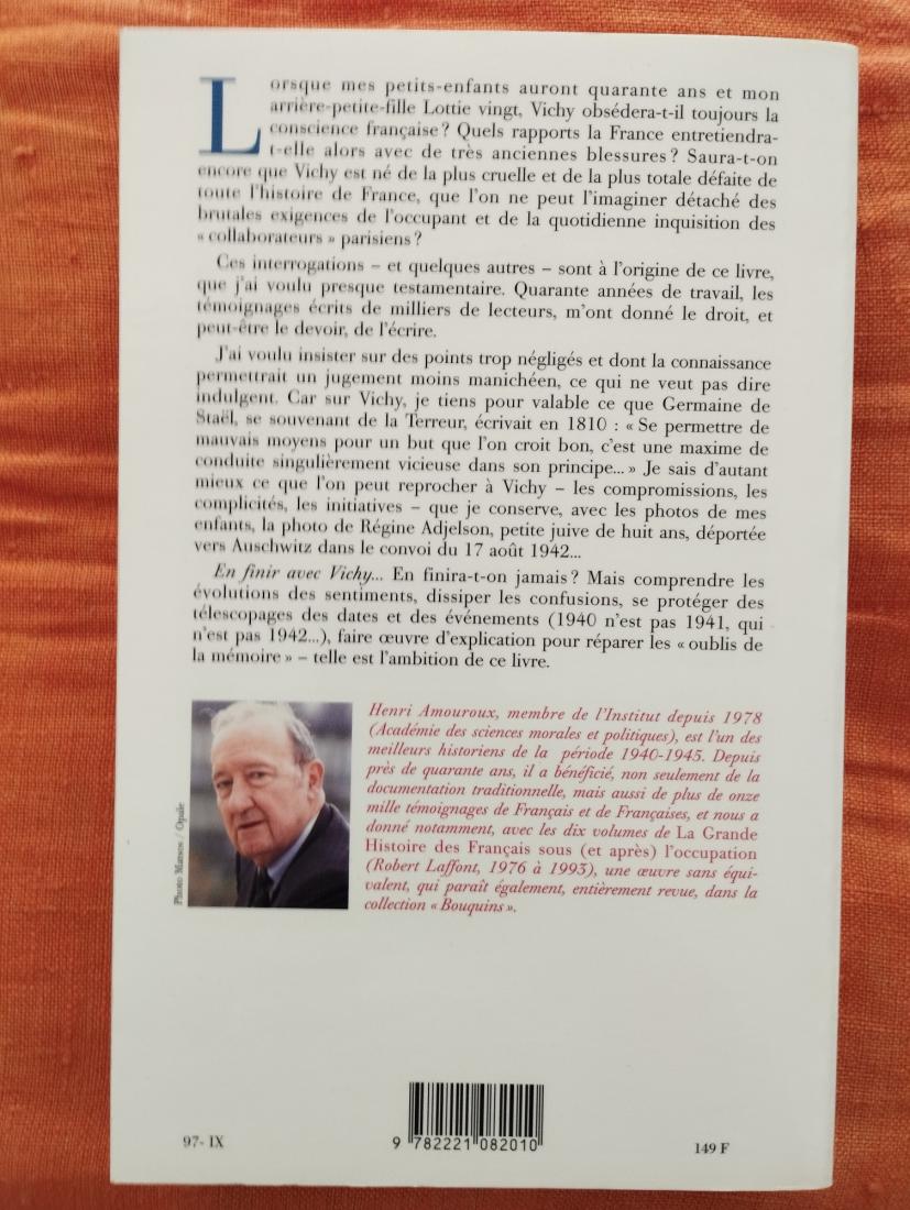 Pour en finir avec Vichy